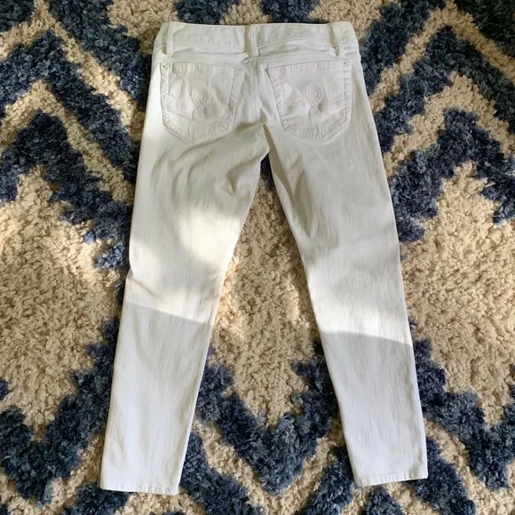 🔥 SOLD 🔥 Lilly Pulitzer White Worth Skinny Mini Jeans - Picture 6 of 8